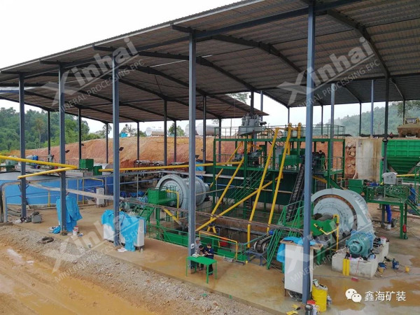 马来西亚700tpd金矿选厂项目